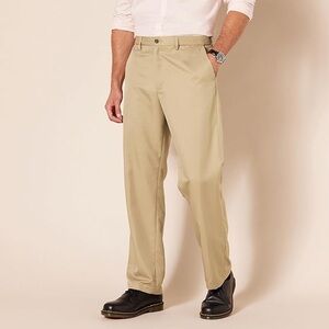 NWT Amazon Essentials Men's Brown Khaki Chinos, Size 40”